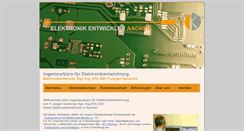 Desktop Screenshot of elektronikentwickler-aachen.de