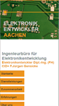 Mobile Screenshot of elektronikentwickler-aachen.de