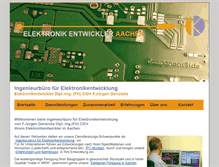 Tablet Screenshot of elektronikentwickler-aachen.de